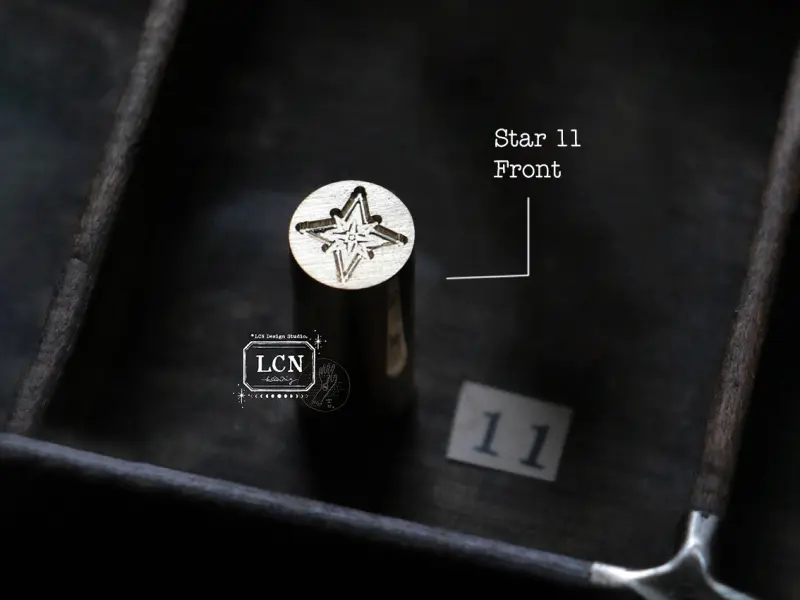 Pre-Order LCN Double-Sided Mini Wax Seal Stamp - Star 11