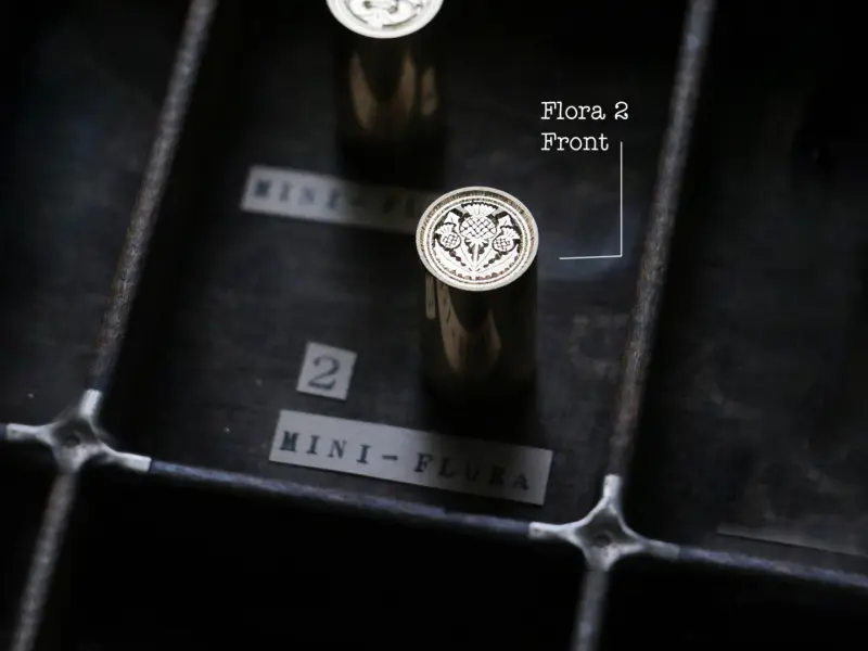 LCN Double-Sided Mini Wax Seal - Flora2