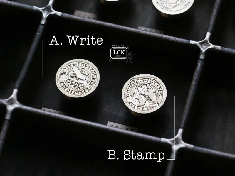Pre-Order LCN Wax Seal Stamp Postage Mark - Write Stamp