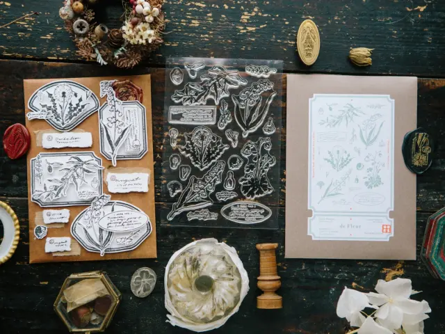 OURS De Fleur Clear Stamp Sheet