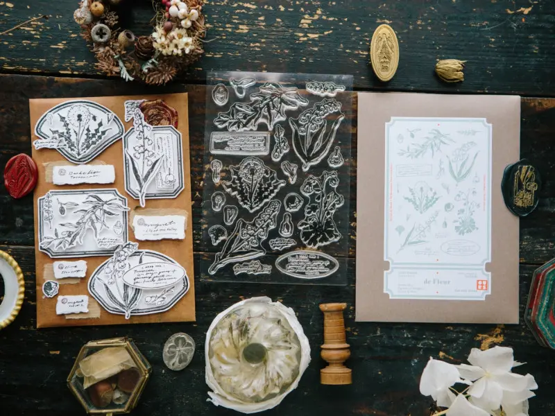 OURS De Fleur Clear Stamp Sheet