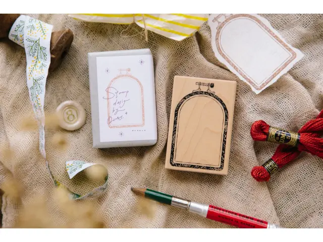 OURS Rubber Stamp - Window Embroidery Hoop