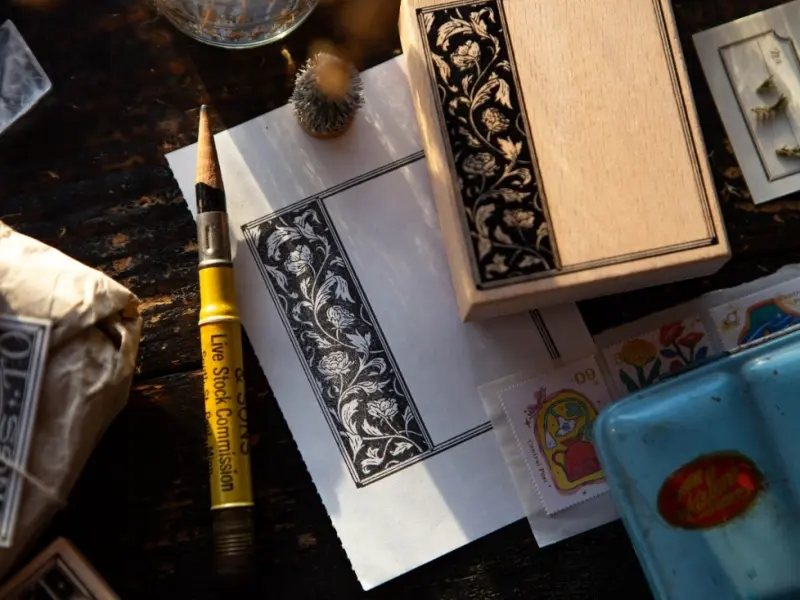 OURS Rubber Stamp - Flower Frame A