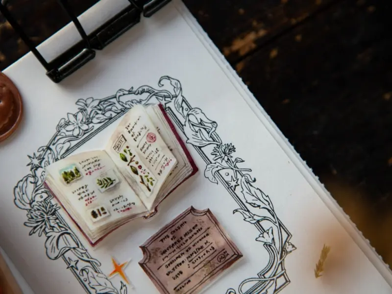 OURS Rubber Stamp - Flower Frame B