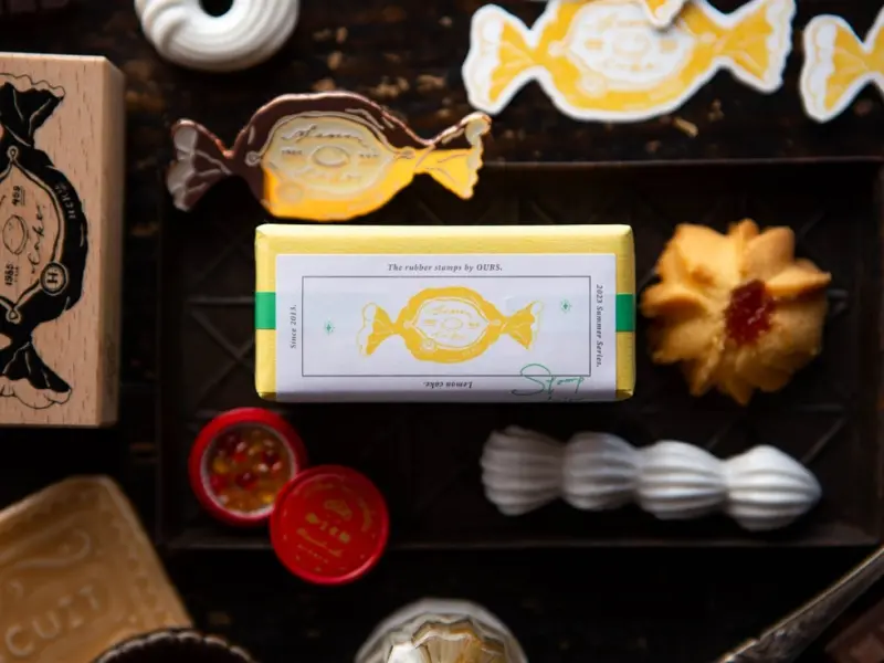 OURS Rubber Stamp - New Lemon Cake
