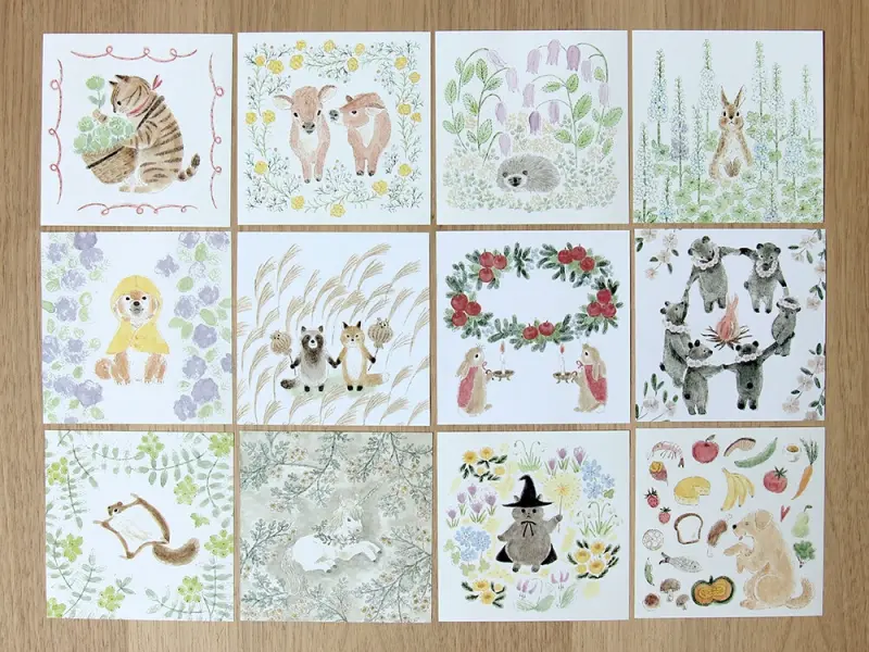 4Legs Memo Paper Set 96 Sheets - Animals