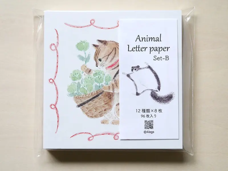 4Legs Memo Paper Set 96 Sheets - Animals