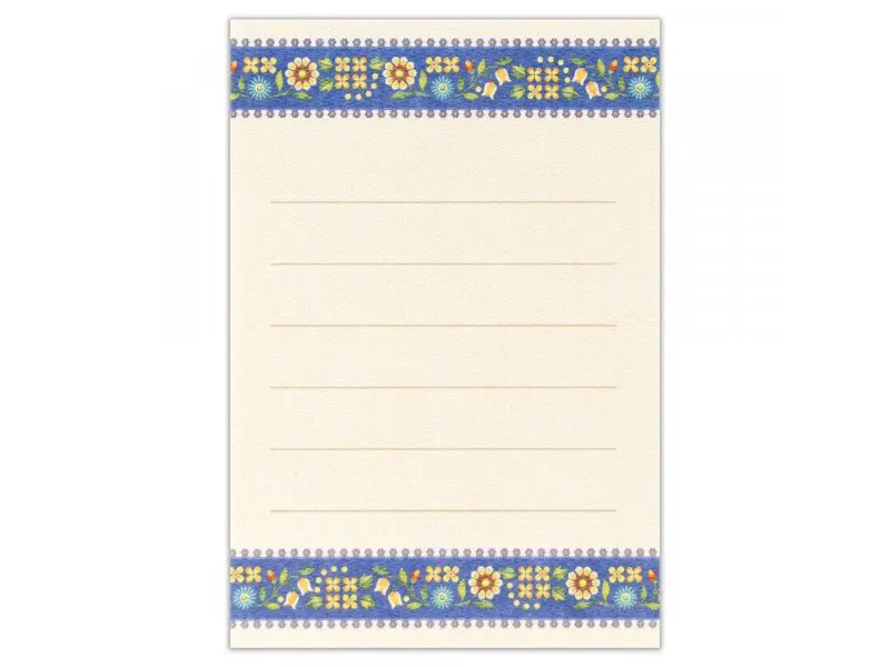 Tyrol Mini Note Paper Set with Envelopes - Bloom