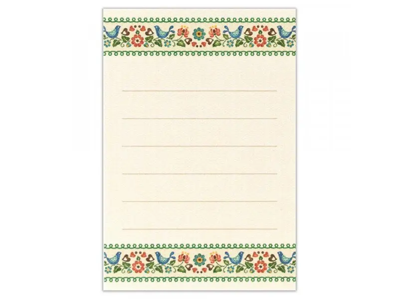 Tyrol Mini Note Paper Set with Envelopes - Birdie