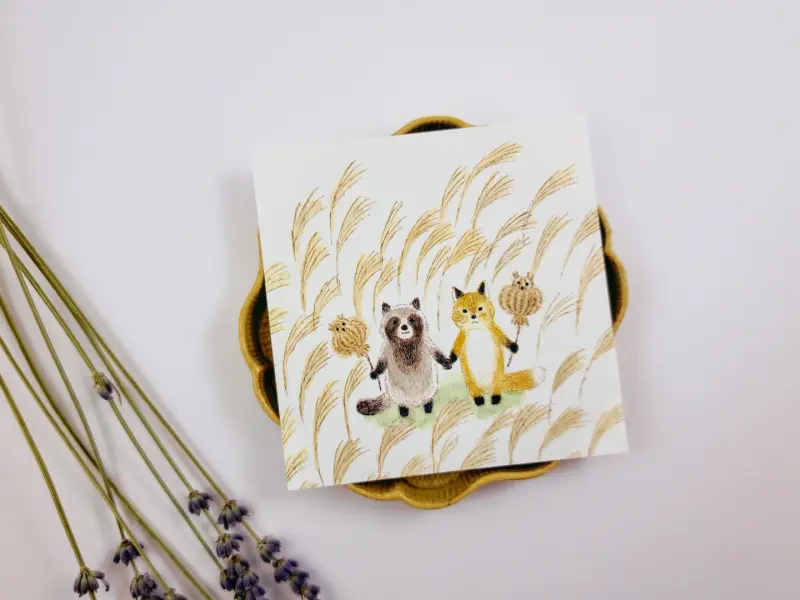 4Legs Memo Paper Set 96 Sheets - Animals