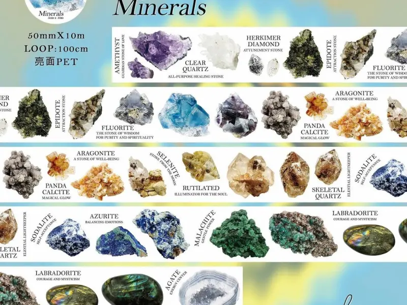 Gleam PET Tape - Minerals