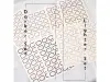 Wongyuanle Sticker Set - Retro Square Light Color