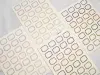 Wongyuanle Sticker Set - Retro Square Light Color