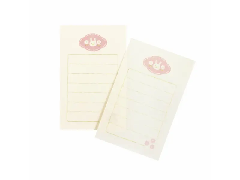 Furukawa Paper Mini Letter Set - Rabbit Brooch