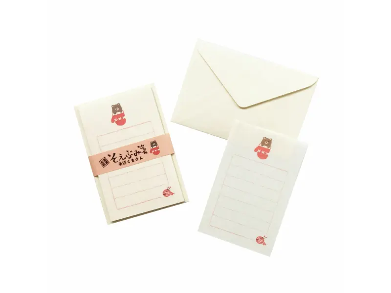Furukawa Winter Letter Set - Glove Bear