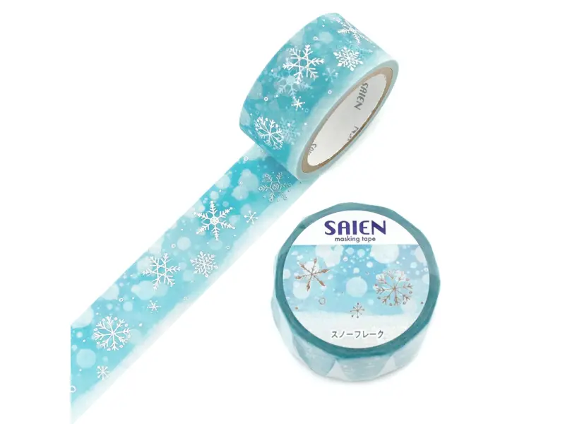 Saien Winter Limited Washi Tape - Snowflake