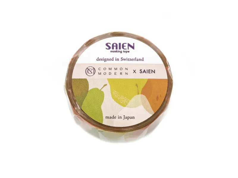 Saien x Common Modern Washi Tape - Pears