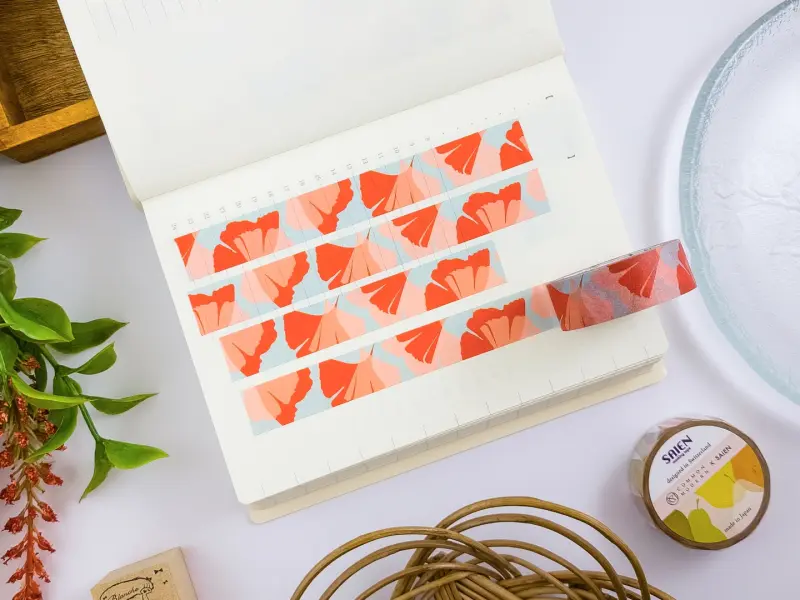 Saien x Common Modern Washi Tape - Ginkgo