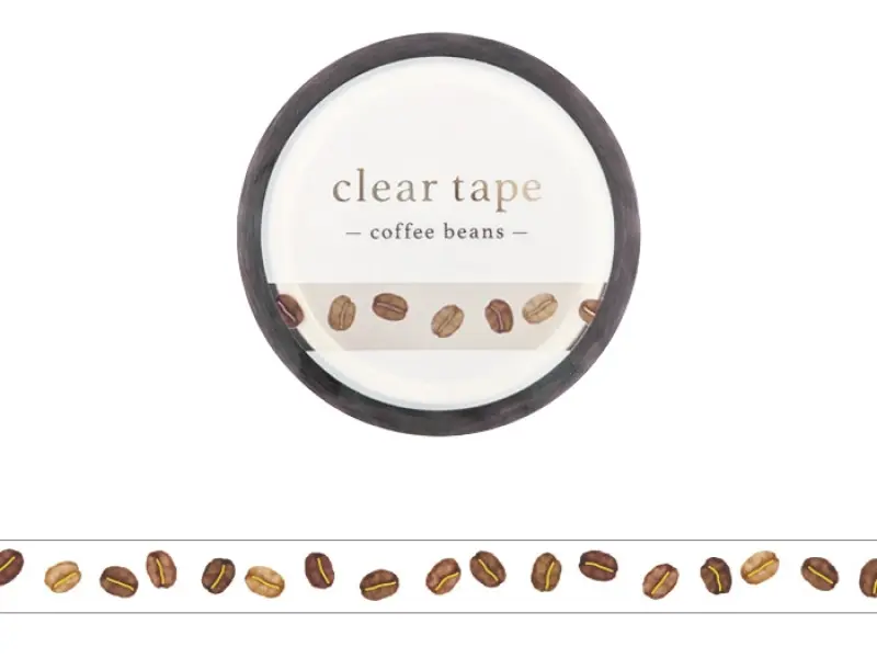 Mindwave Clear PET Tape - Coffee Beans