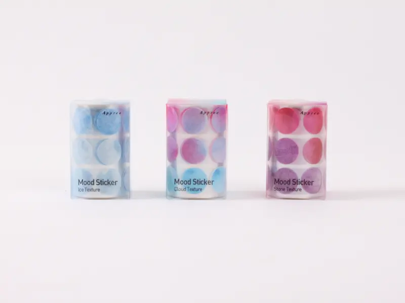 Appree Mood Stickers - Stone Texture