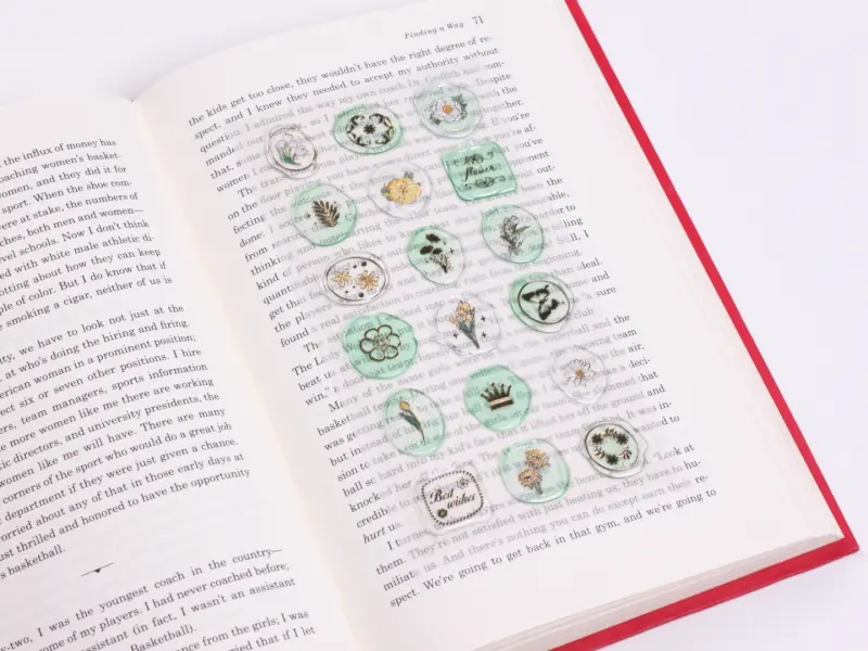 Appree Sealing Wax Stickers - Pure Green