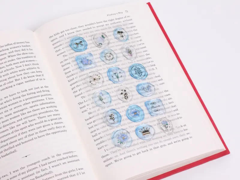 Appree Sealing Wax Stickers - Pure Blue