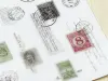 MU Print-On Transfer Stickers 236 - Old Postmark