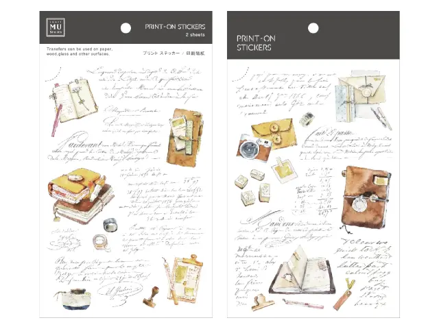 MU Print-On Transfer Stickers 238 - My Dear Journal
