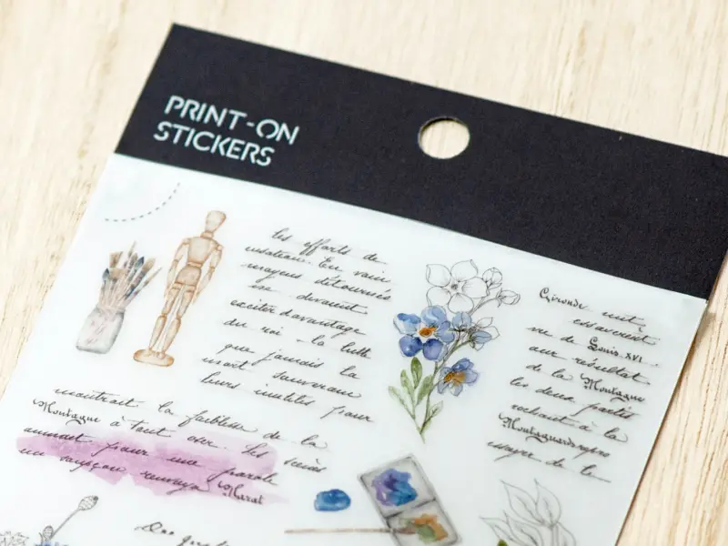 Pre-Order MU Print-On Transfer Stickers 239 - Art Room