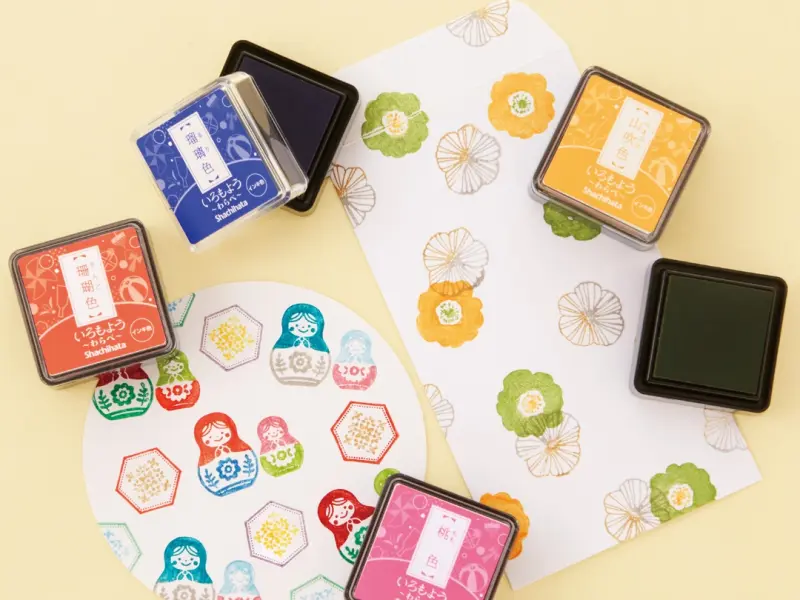 Shachihata Iromoyo Mini Ink Pad - Lapis Lazuli