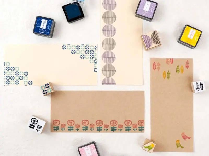 Shachihata Iromoyo Mini Ink Pad - Lapis Lazuli