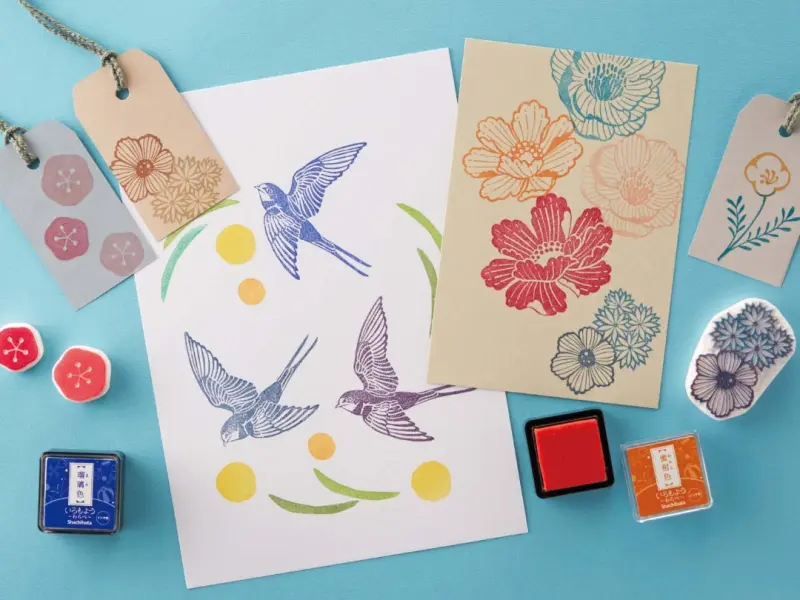 Shachihata Iromoyo Mini Ink Pad - Lapis Lazuli