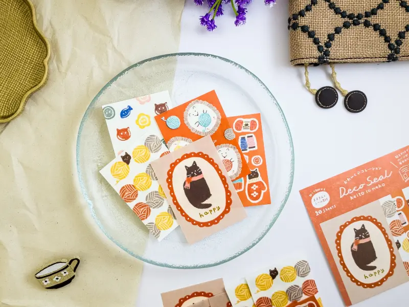 Furukawa Winter Limited Sticker Set - Cat Yarn