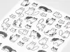 Midori Planner Stickers - Cat Chat