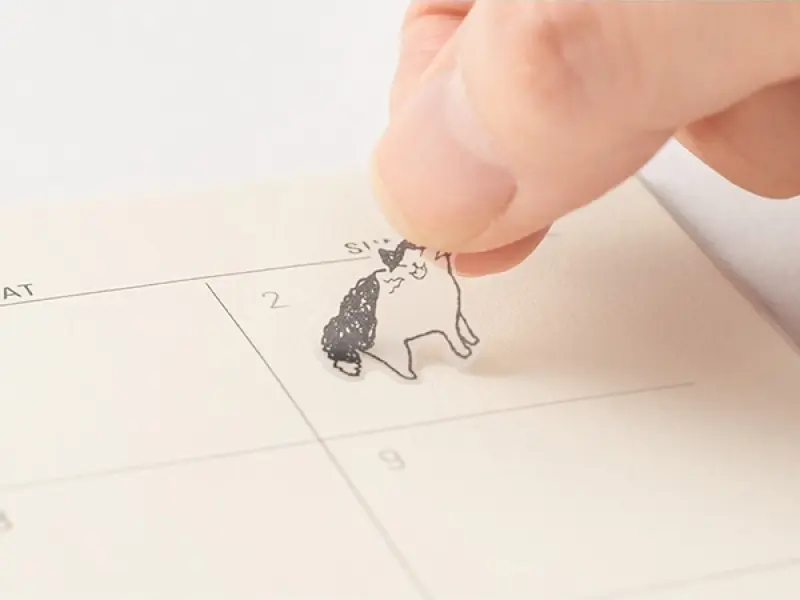 Midori Planner Stickers - Cat Chat