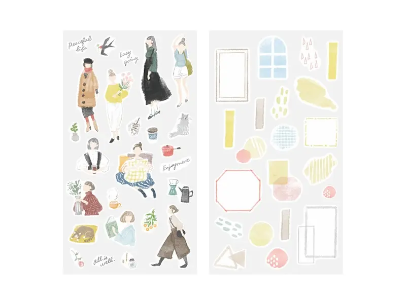 Midori Planner Stickers 2 Sheets - Fashion