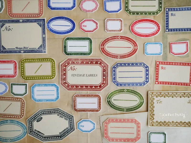 Kurukynki Label Stamp - Small