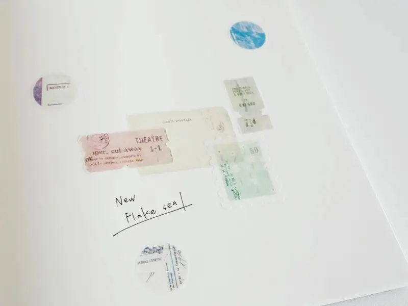 Yohaku Flake Stickers F012 - Collage