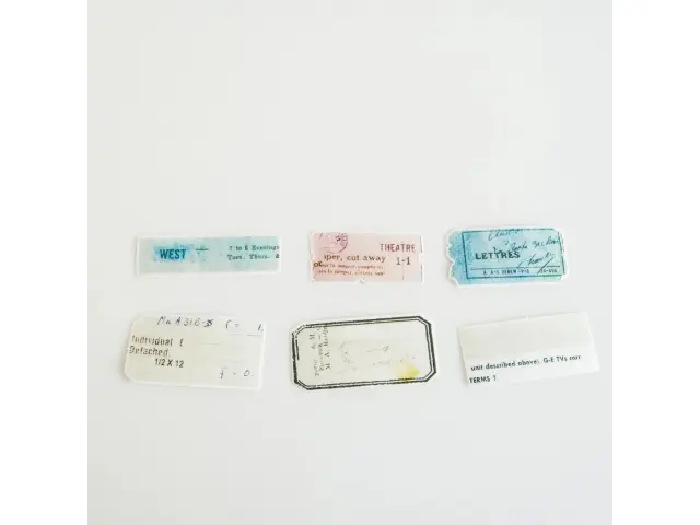 Yohaku Flake Stickers F012 - Collage