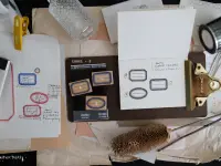 Kurukynki Label Stamp - Small