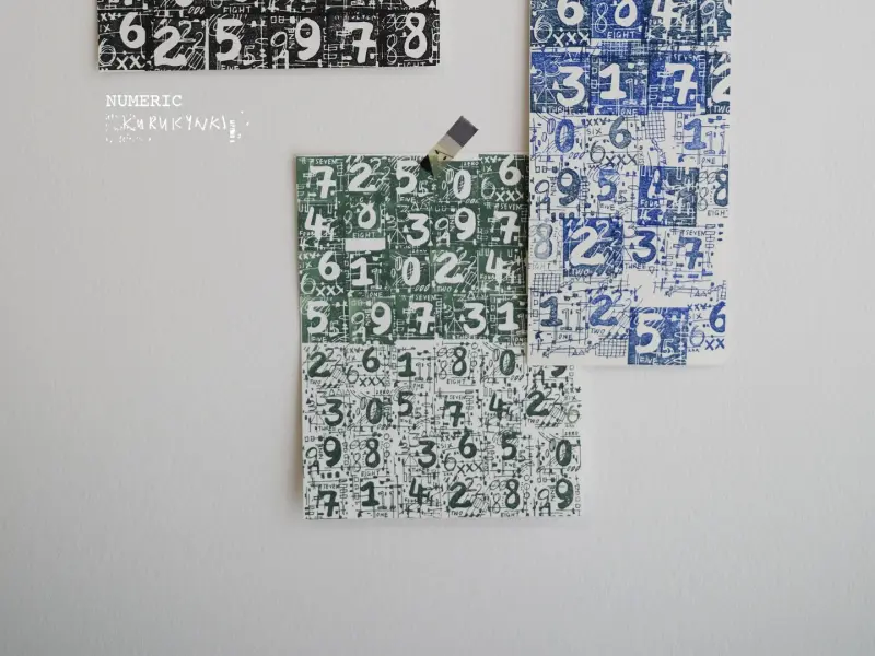 Kurukynki Numeric Stamp Set - Large