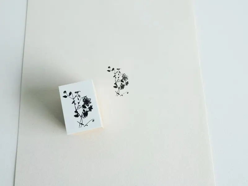 Yohaku Stamp S078 - Clematis