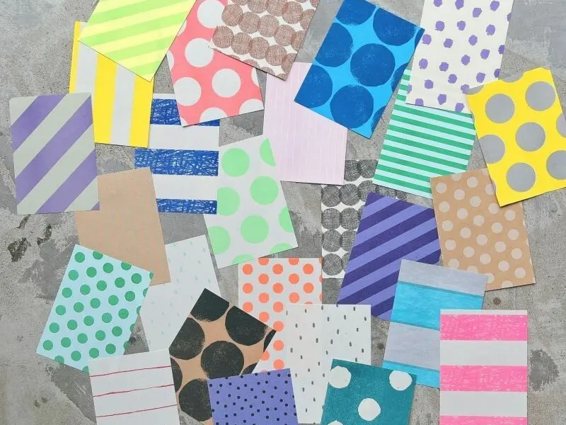 Mizushima IROIRO Memo Pad M - Dots And Stripes