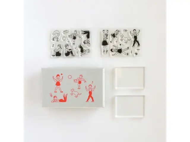 Mizushima x Masuko Eri Stamp Set - Children