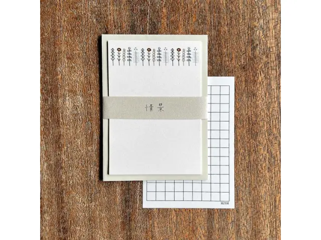 Mizushima Letter Set - Flower Line