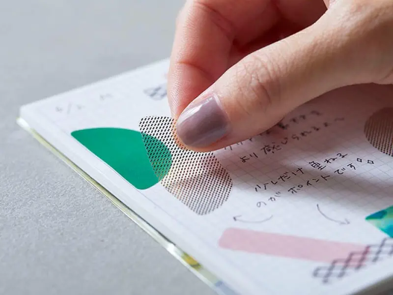 COFFRET Clear Stickers Square - Forest Green