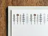 Mizushima Letter Set - Flower Line