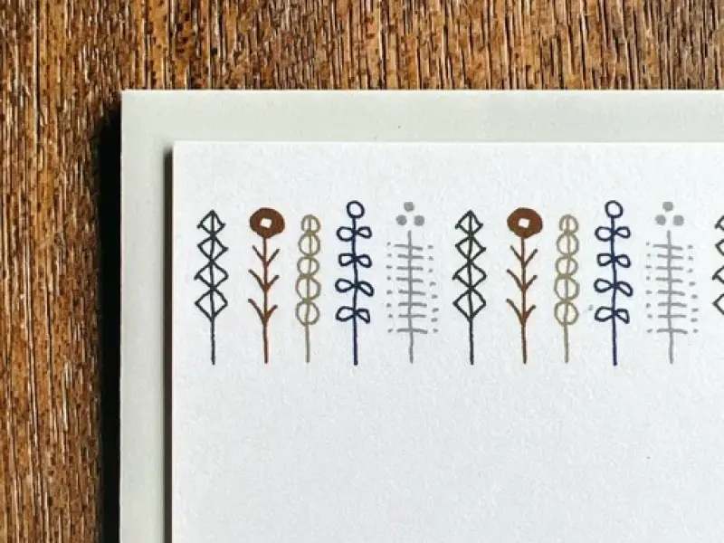Mizushima Letter Set - Flower Line