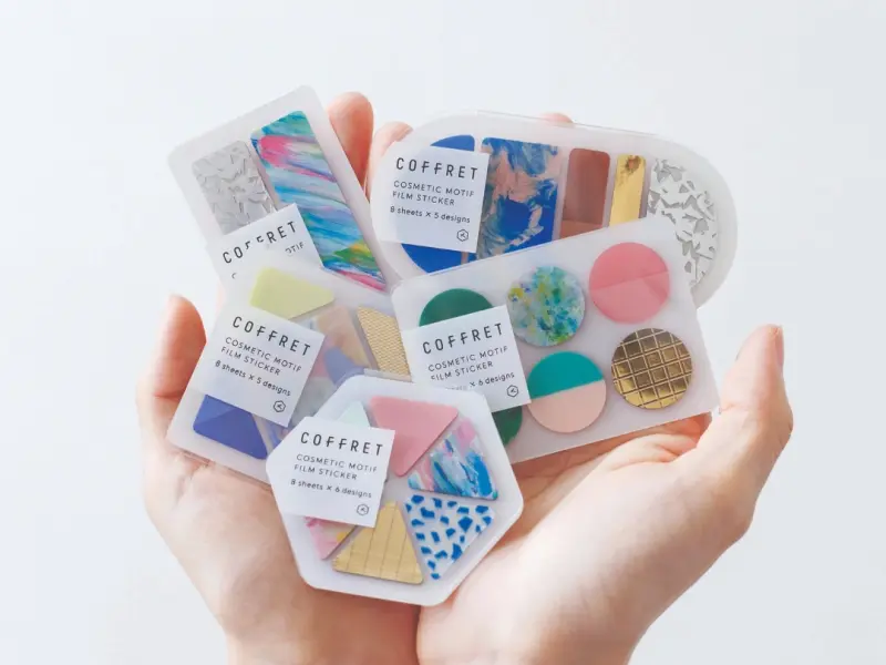 COFFRET Clear Stickers Square - Forest Green