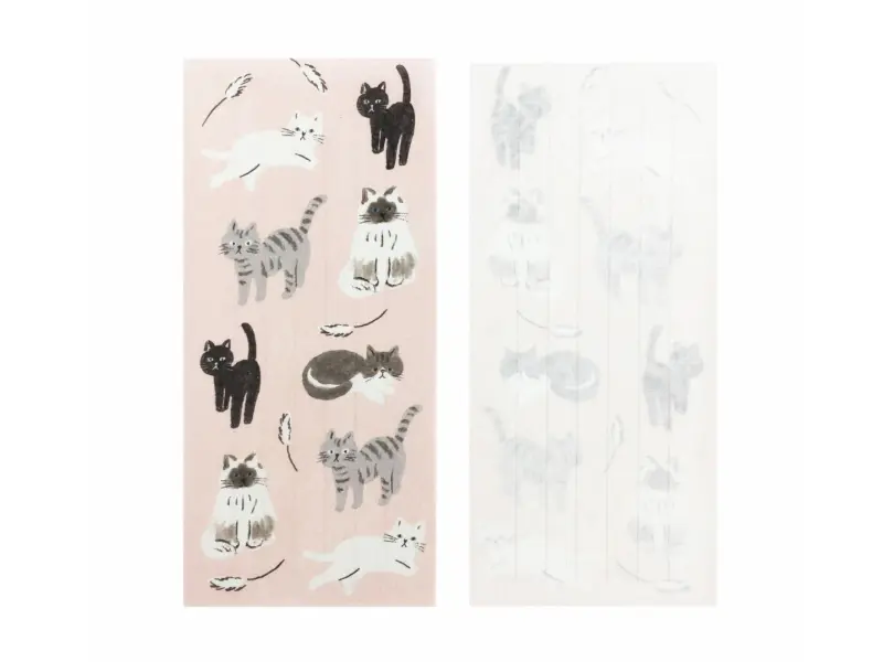 Furukawa Paper Letter Set Mino Washi - Cat